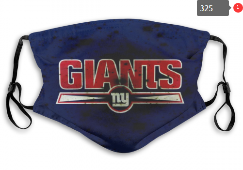 NFL New York Giants #1 Dust mask with filter->nfl dust mask->Sports Accessory